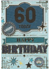 60 Today Happy Birthday